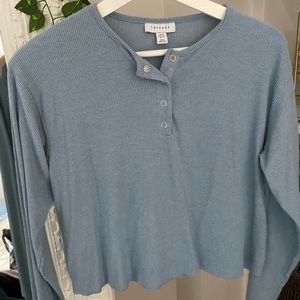 Blue Topshop Long-sleeve!